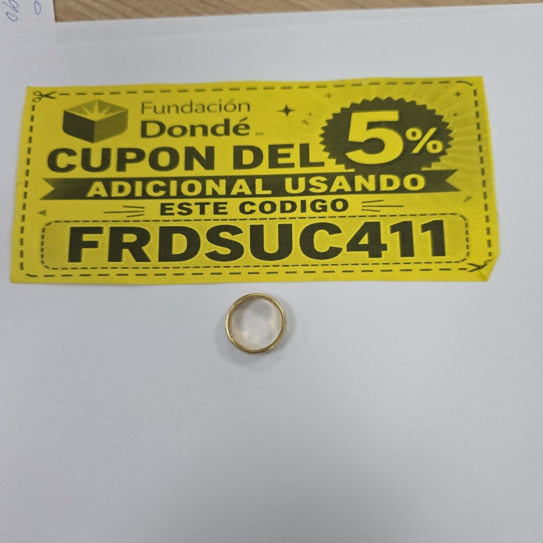 ARGOLLA ORO 18 K 7.7 GRMS (SEMINUEVO)