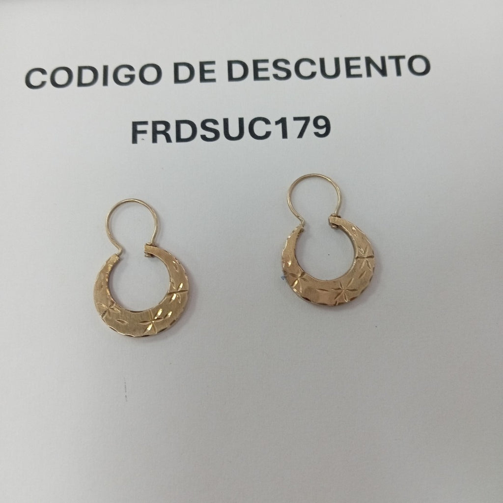 ARRACADAS PAR ORO 8 K 2,70 GRMS (SEMINUEVO)