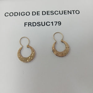 ARRACADAS PAR ORO 8 K 2,70 GRMS (SEMINUEVO)