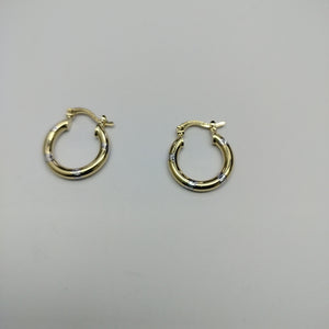 ARETES ARRACADAS COMBINADAS 14K 1.6 GR (NUEVO)