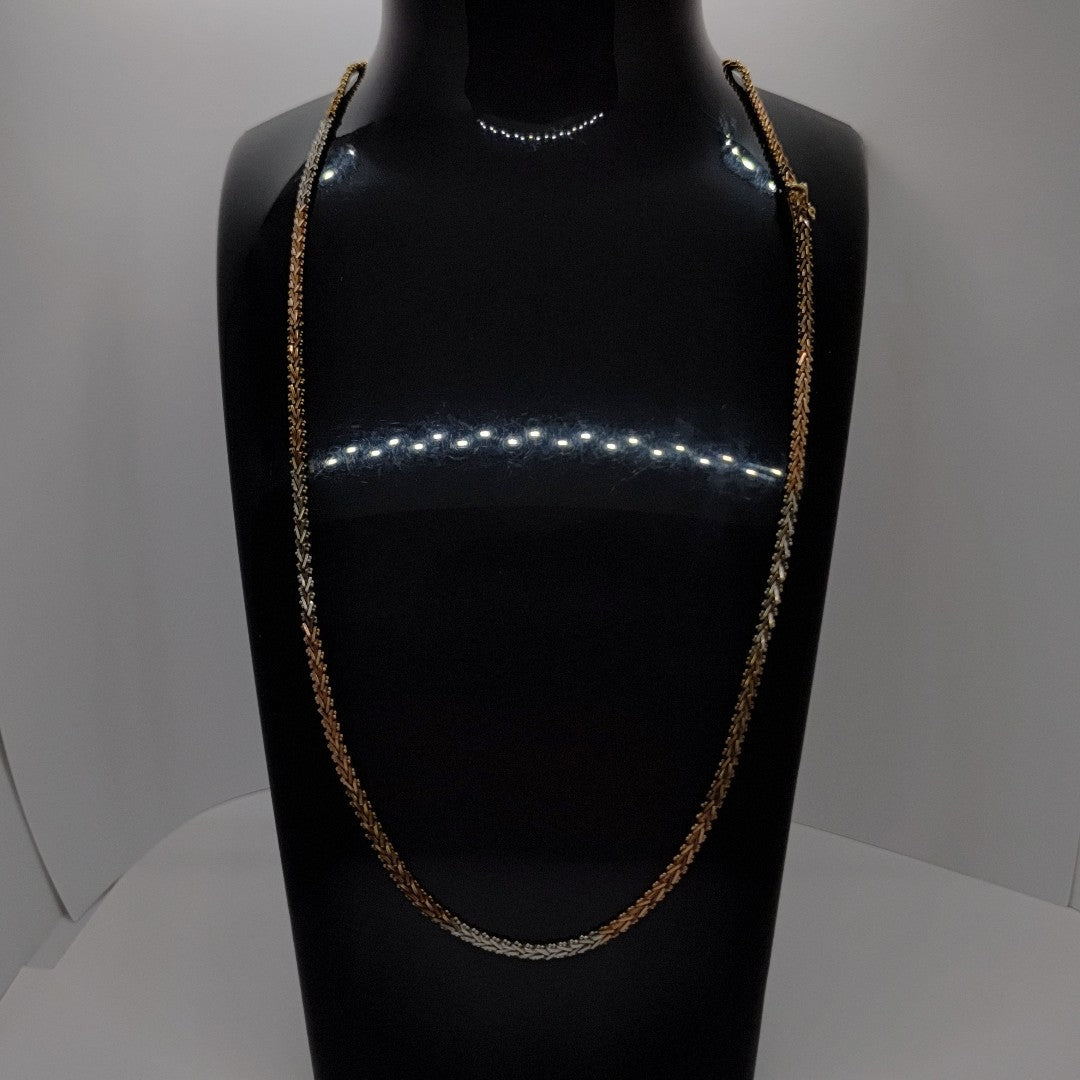 GARGANTILLA ORO,ORO COMBINADO 14 K 13,50 GRMS (SEMINUEVO)
