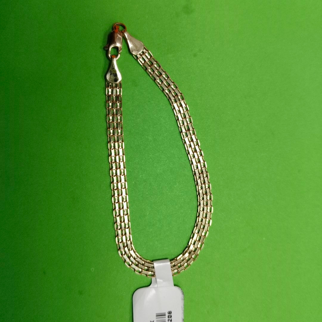PULSERA ESPECIAL 10K 18 CM 3.8 GR (NUEVO)
