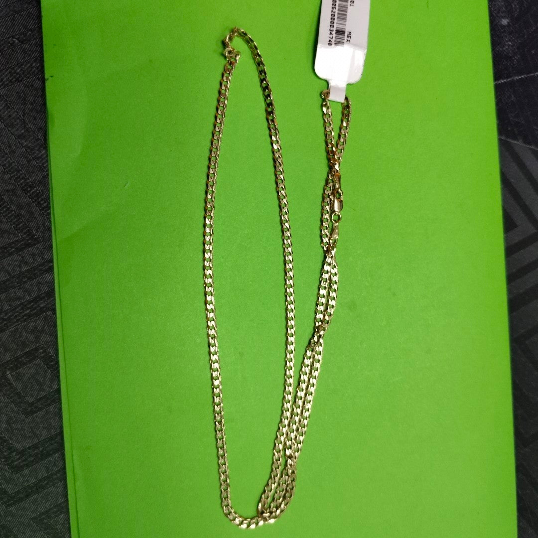 CADENA BARBADA 14K 60 CM 10 GR (NUEVO)