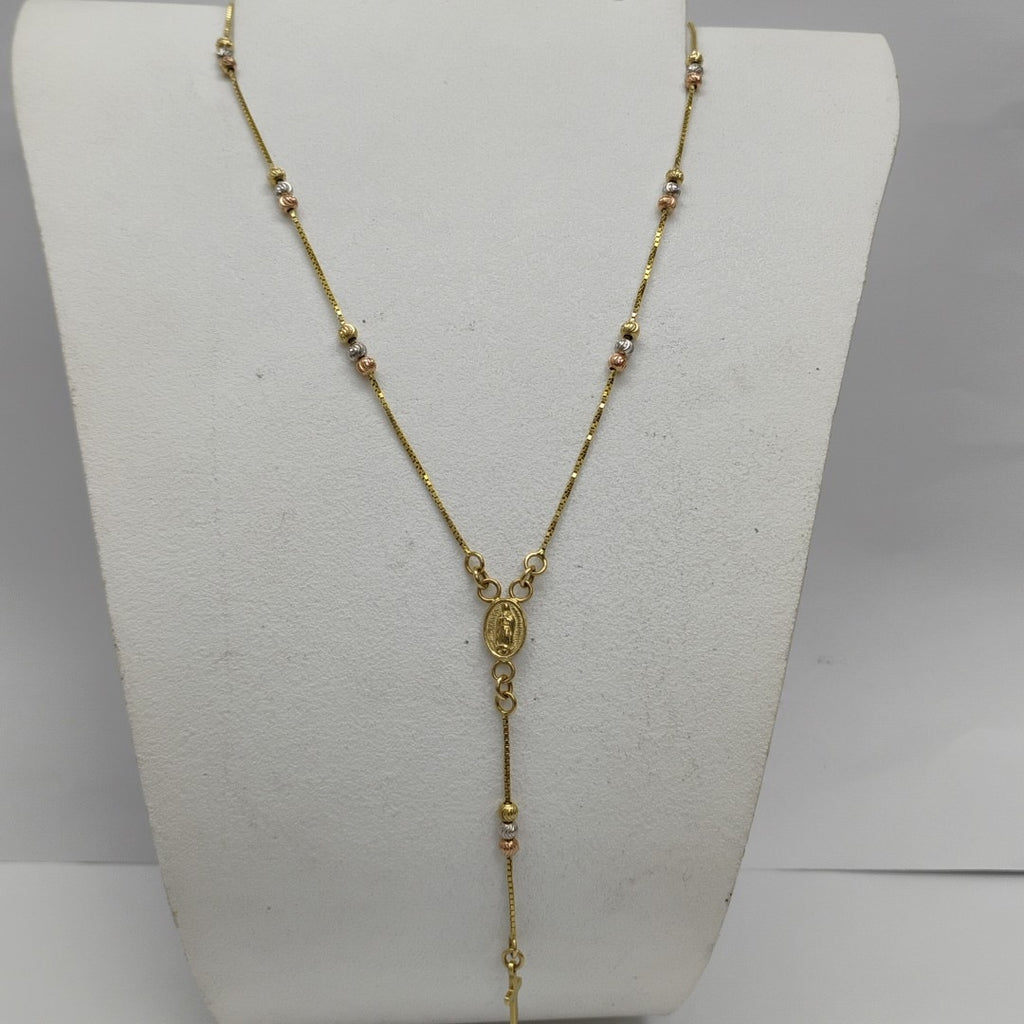 GARGANTILLA ORO COMBINADO 14 K 5,70 GRMS (SEMINUEVO)