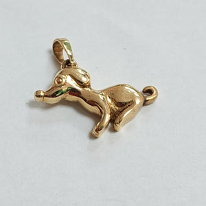 AHOGADOR, DIJE ORO 14 K 2.9 GRMS (SEMINUEVO)