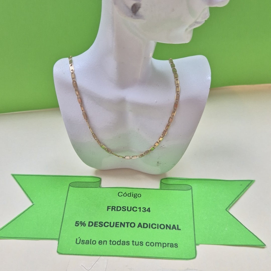 CADENA ORO 10 K 3.1 GRMS (SEMINUEVO)