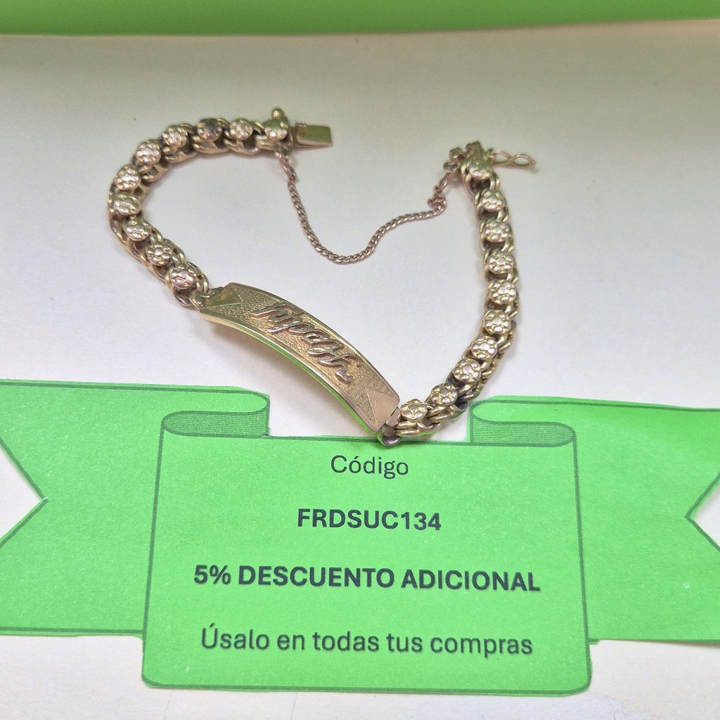 ESCLAVA ORO 10 K 22 GRMS (SEMINUEVO)