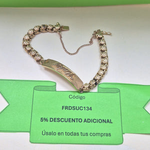 ESCLAVA ORO 10 K 22 GRMS (SEMINUEVO)
