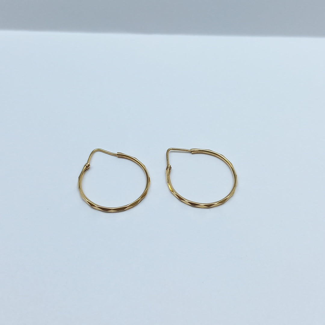 ARRACADAS PAR ORO 14 K 1,70 GRMS (SEMINUEVO)