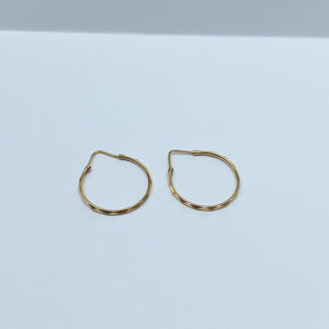 ARRACADAS PAR ORO 14 K 1,70 GRMS (SEMINUEVO)