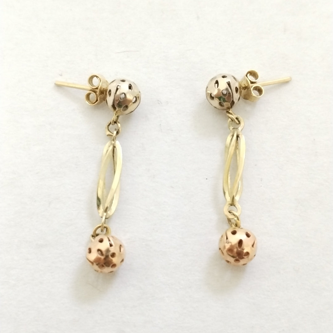 BROQUELES PAR ORO 14 K 3.1 GRMS (SEMINUEVO)