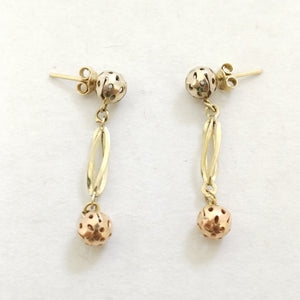 BROQUELES PAR ORO 14 K 3.1 GRMS (SEMINUEVO)