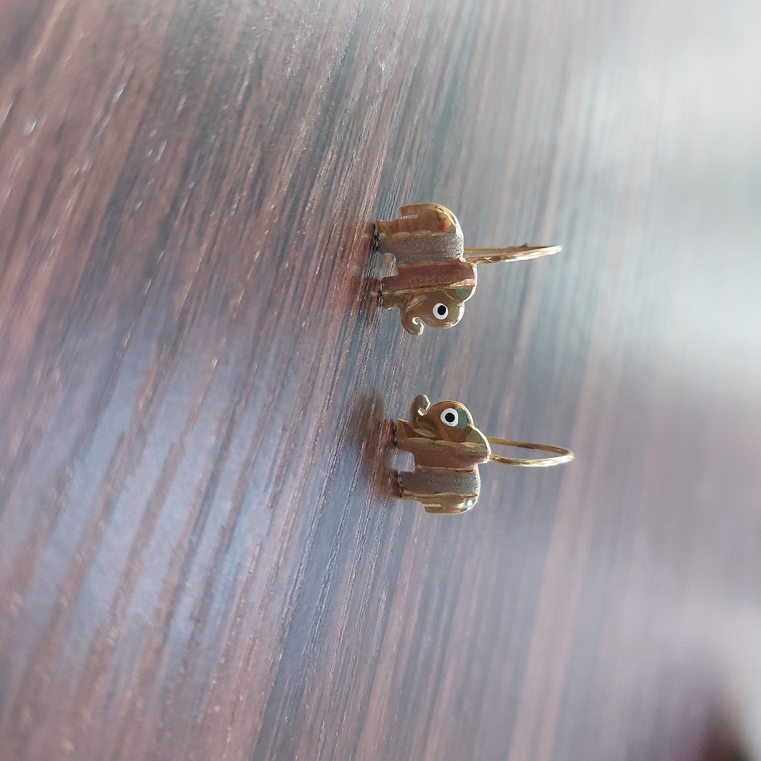 ARETES PAR ORO 10 K 1.1 GRMS (SEMINUEVO)