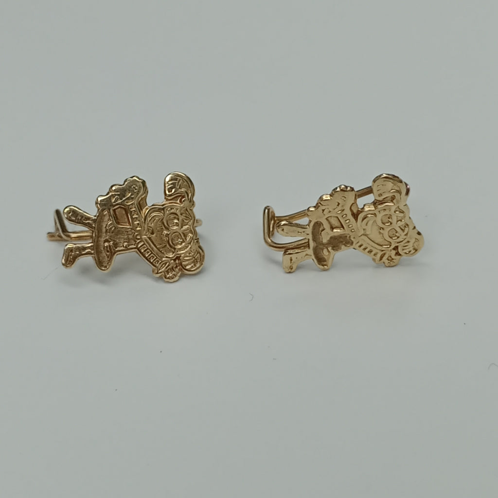 ARETES PAR ORO 10 K 1.8 GRMS (SEMINUEVO)