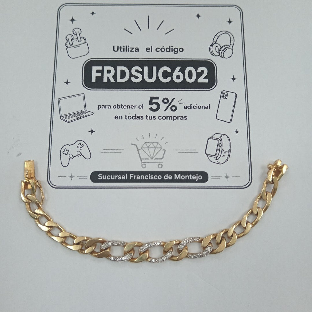 PULSERA ORO 14 K 28.2 GRMS (SEMINUEVO)