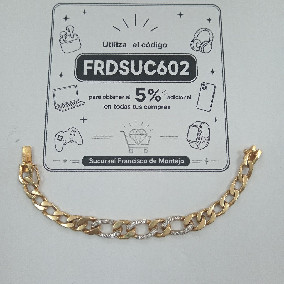 PULSERA ORO 14 K 28.2 GRMS (SEMINUEVO)