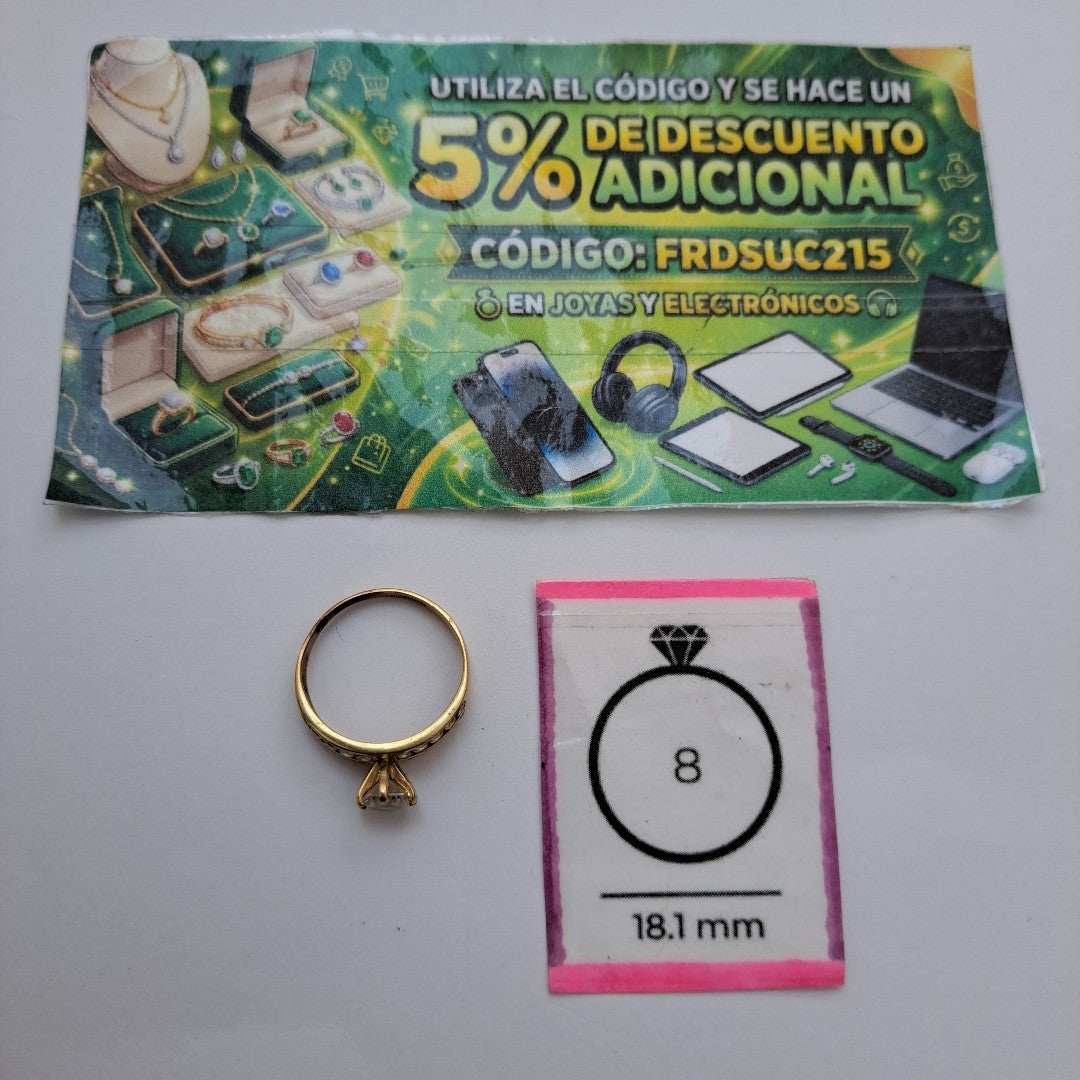 ANILLITO ORO 10 K 2.7 GRMS (SEMINUEVO)