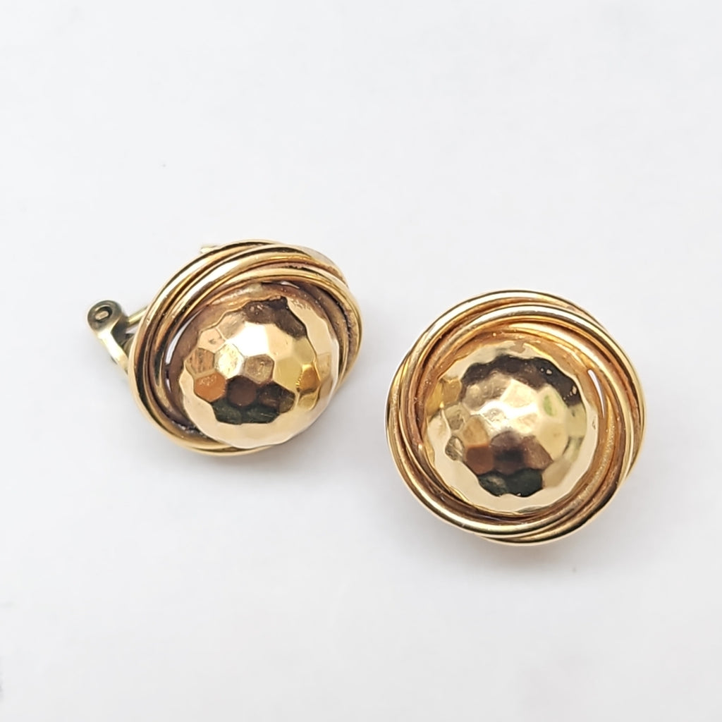 ARETES PAR ORO 14 K 4,80 GRMS (SEMINUEVO)