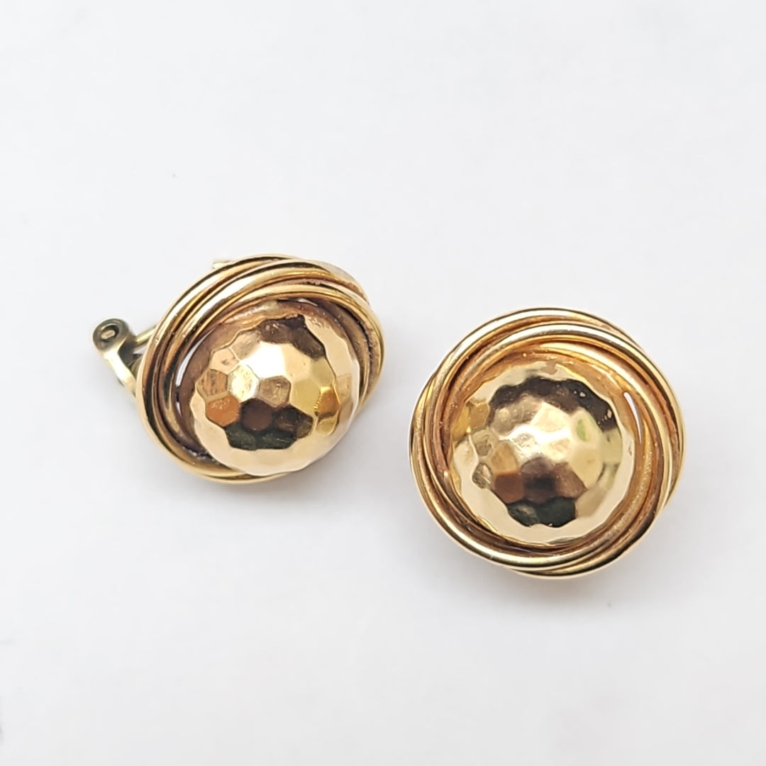 ARETES PAR ORO 14 K 4,80 GRMS (SEMINUEVO)