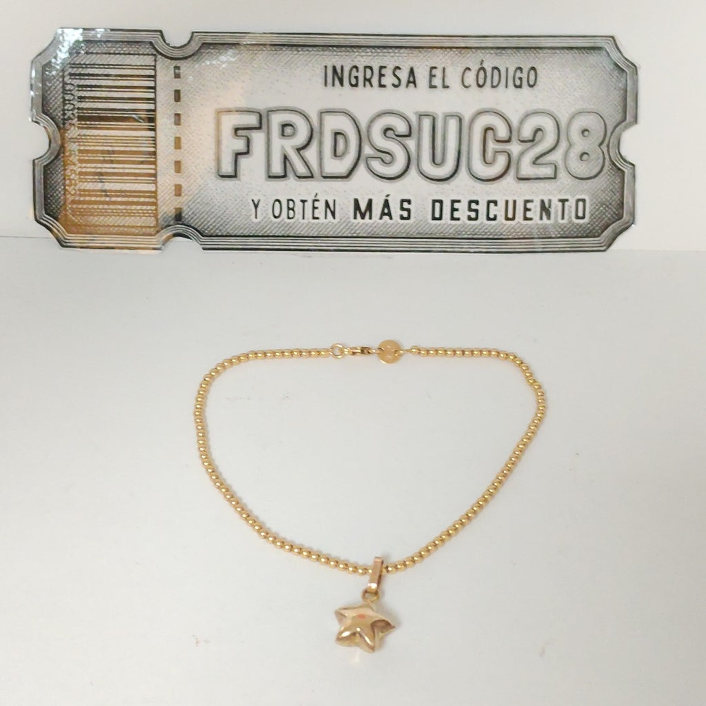 PULSERA ORO 14 K 4 GRMS (SEMINUEVO)