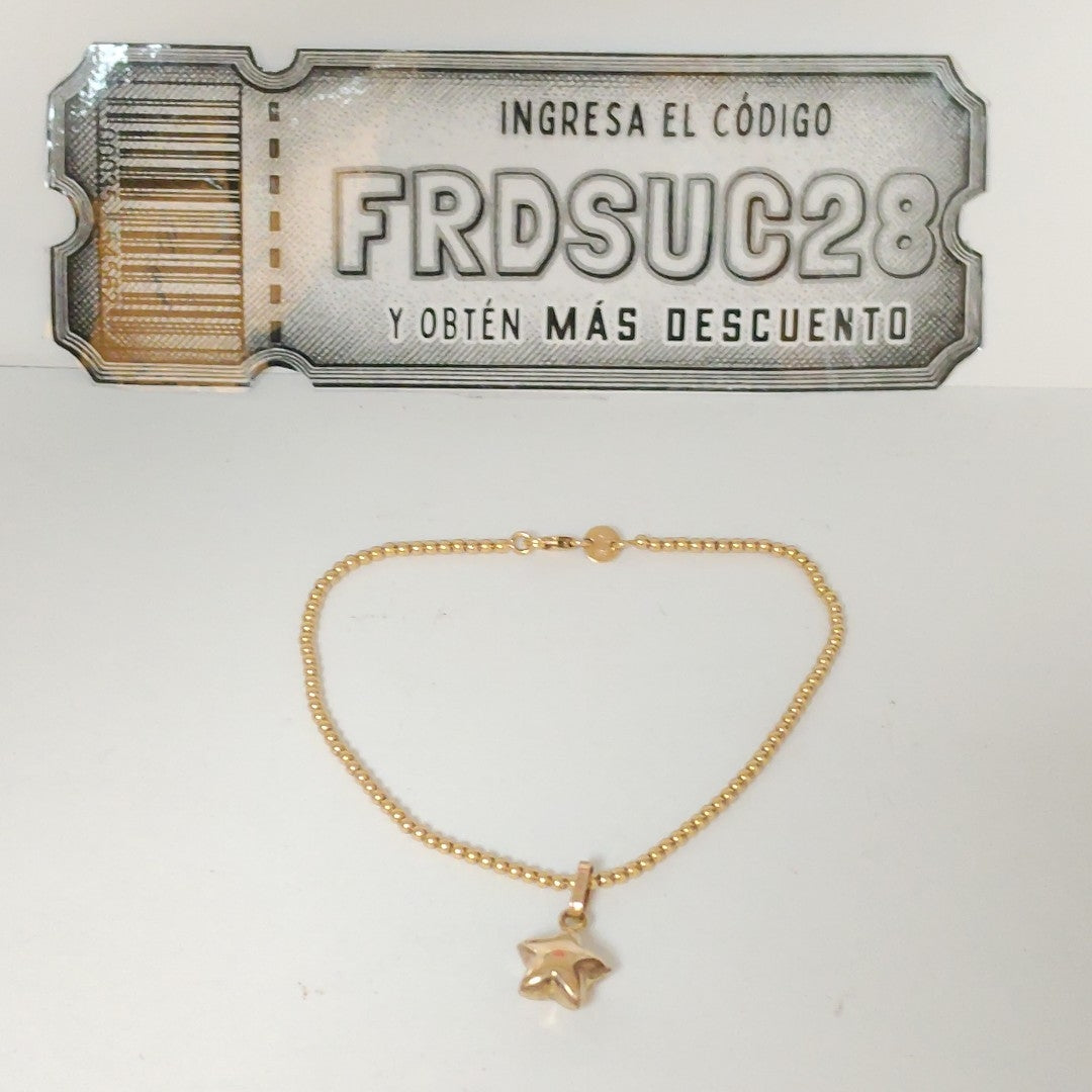 PULSERA ORO 14 K 4 GRMS (SEMINUEVO)