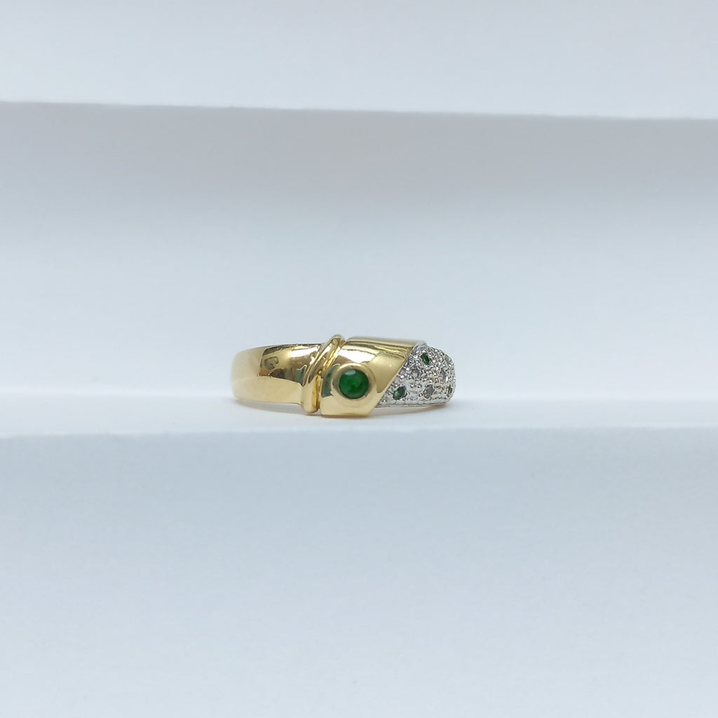 K1 2,90 GRMS 14 K IDENTIFICACIÓN ANILLO MATERIALES ORO MATERIALES GEMOLÓGI (SEMINUEVO)