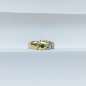 K1 2,90 GRMS 14 K IDENTIFICACIÓN ANILLO MATERIALES ORO MATERIALES GEMOLÓGI (SEMINUEVO)