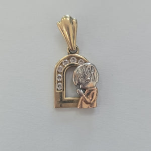 DIJE ORO, ORO COMBINADO 14 K 2.9 GRMS (SEMINUEVO)