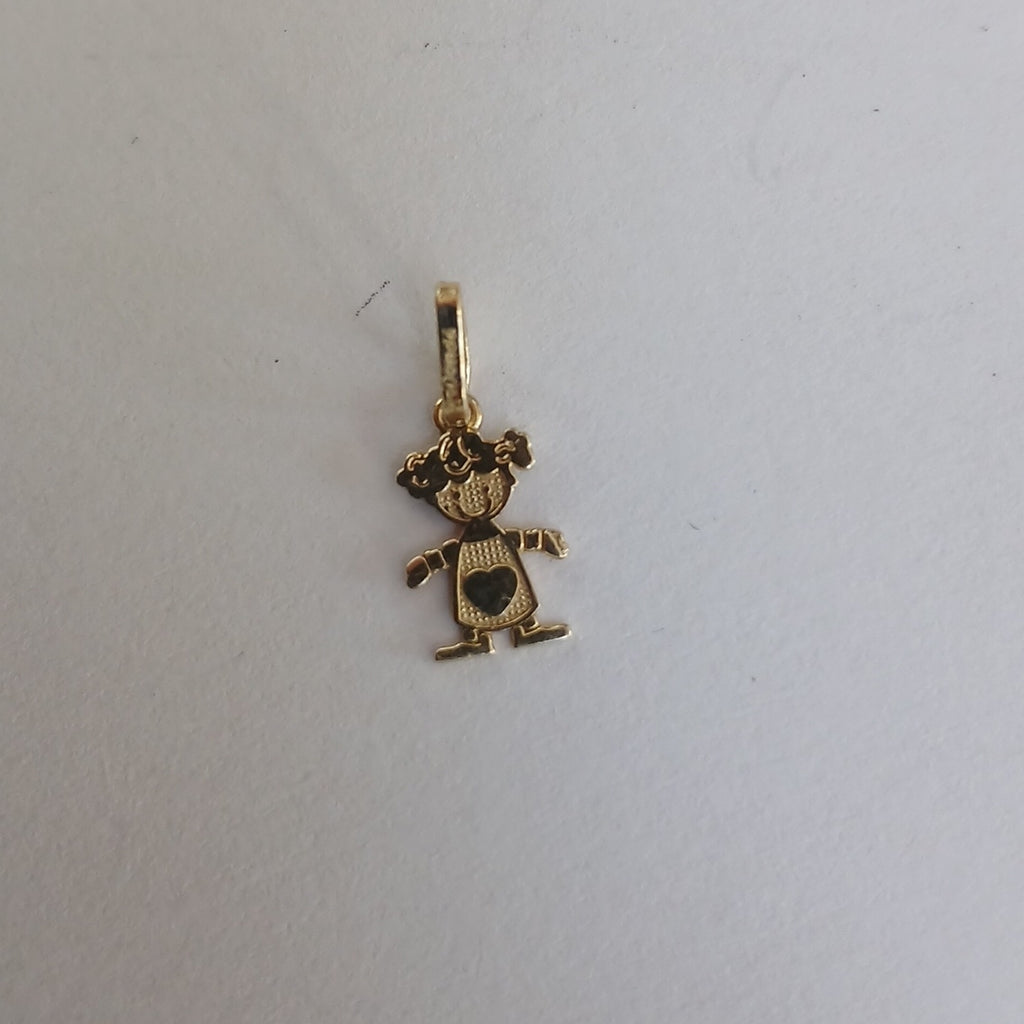 DIJE NIÑA 10K 0.3 GR (NUEVO)
