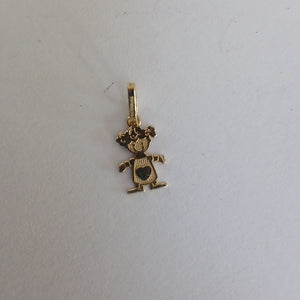 DIJE NIÑA 10K 0.3 GR (NUEVO)