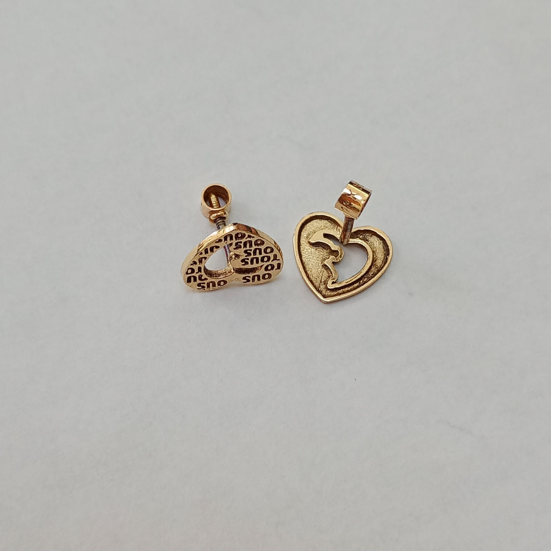 BROQUELES PAR ORO 14 K 0.8 GRMS (SEMINUEVO)