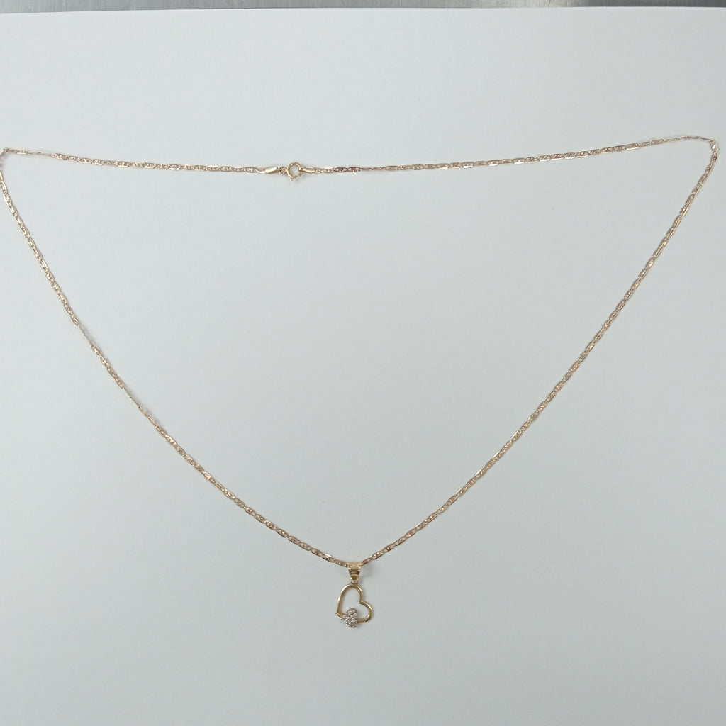 CADENA, DIJE ORO 10 K 2.8 GRMS (SEMINUEVO)