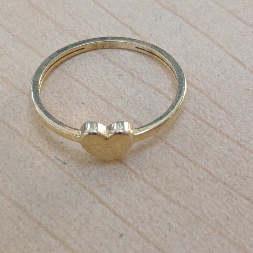 ANILLOS ANILLITO FIG CORAZON 10K TALLA 7 1.1 GR (NUEVO)