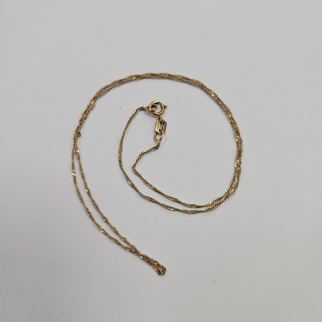 CADENA ORO 14 K 0.9 GRMS (SEMINUEVO)