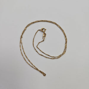 CADENA ORO 14 K 0.9 GRMS (SEMINUEVO)