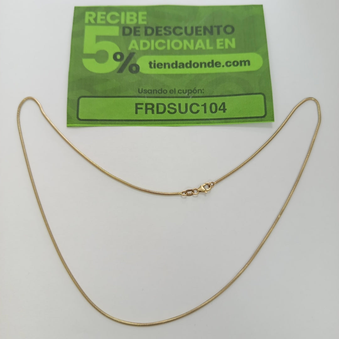 CADENA ORO 14 K 5.4 GRMS (SEMINUEVO)