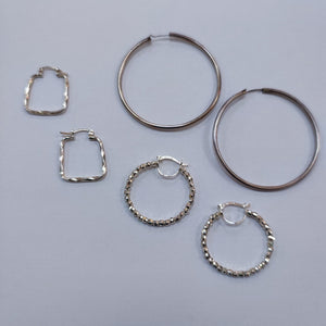 ARRACADAS PAR PLATA 13.8 GRMS (SEMINUEVO)