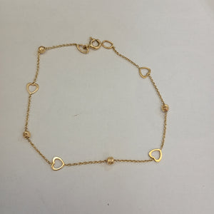 PULSERA ORO 14 K 1.3 GRMS (SEMINUEVO)