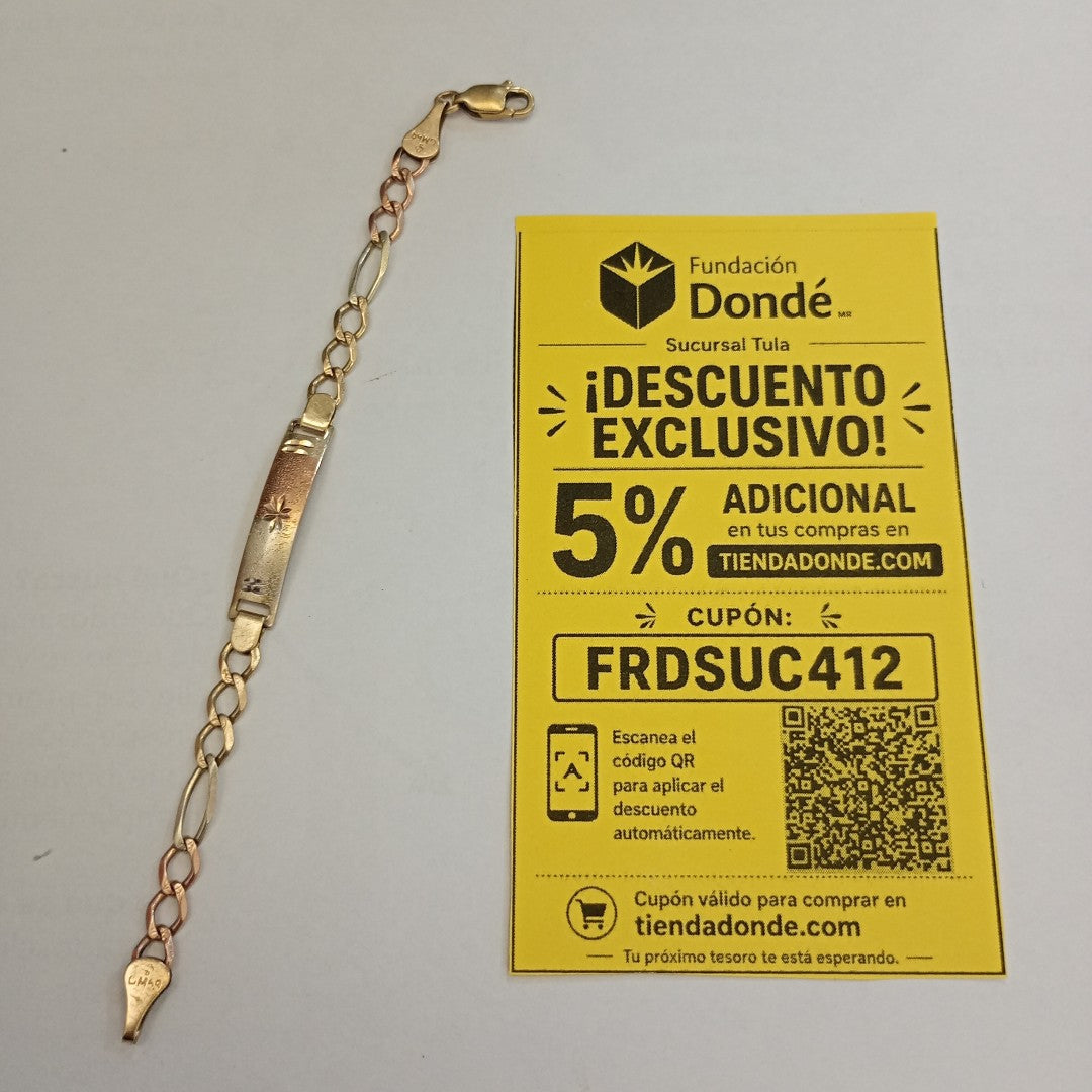 ESCLAVA ORO 10 K 3.1 GRMS (SEMINUEVO)
