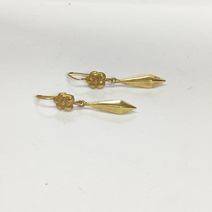 ARETES PAR ORO 18 K 2.2 GRMS (SEMINUEVO)