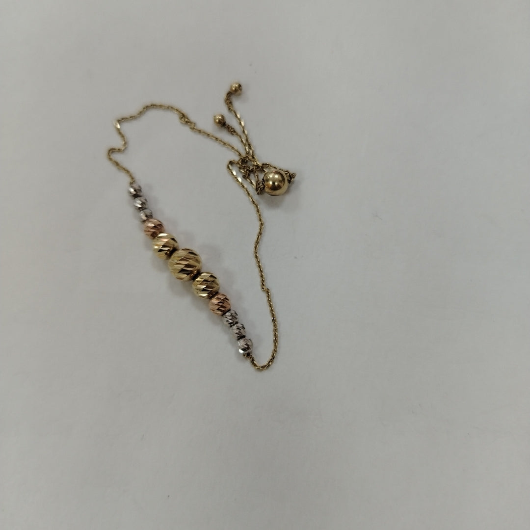 PULSERA ORO COMBINADO 14 K 2.4 GRMS (SEMINUEVO)