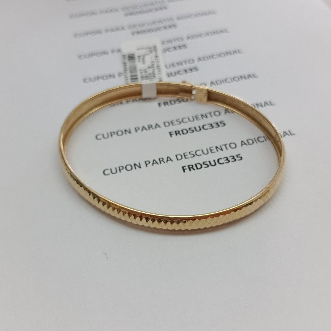 PULSERA RIGIDA ORO 14 K 5.4 GRMS (SEMINUEVO)