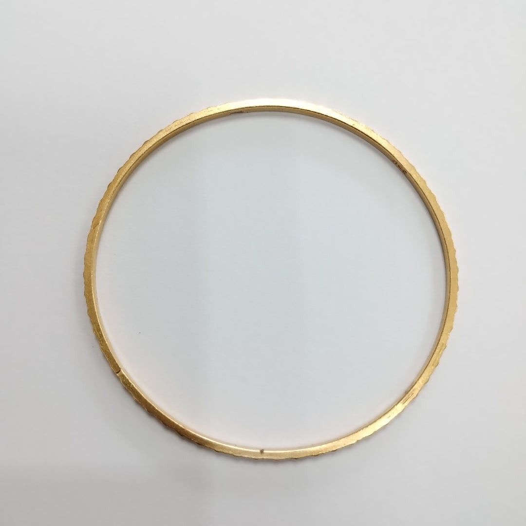 PULSERA RIGIDA ORO 18 K 9,70 GRMS (SEMINUEVO)