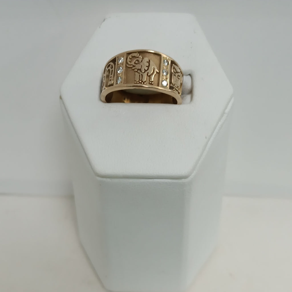 ANILLO ORO 14 K 5.4 GRMS (SEMINUEVO)