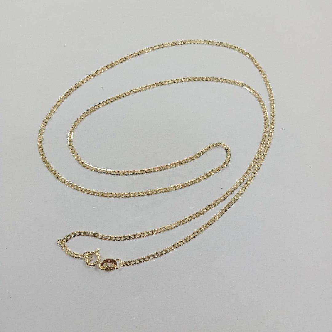 CADENAS BARBADA AMARILLA ORO 14K 2.2 (NUEVO)