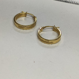 ARRACADAS PAR ORO 10 K 1,90 GRMS (SEMINUEVO)