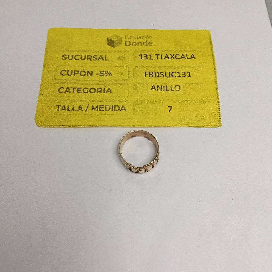 ARGOLLA ORO 8 K 3.9 GRMS (SEMINUEVO)