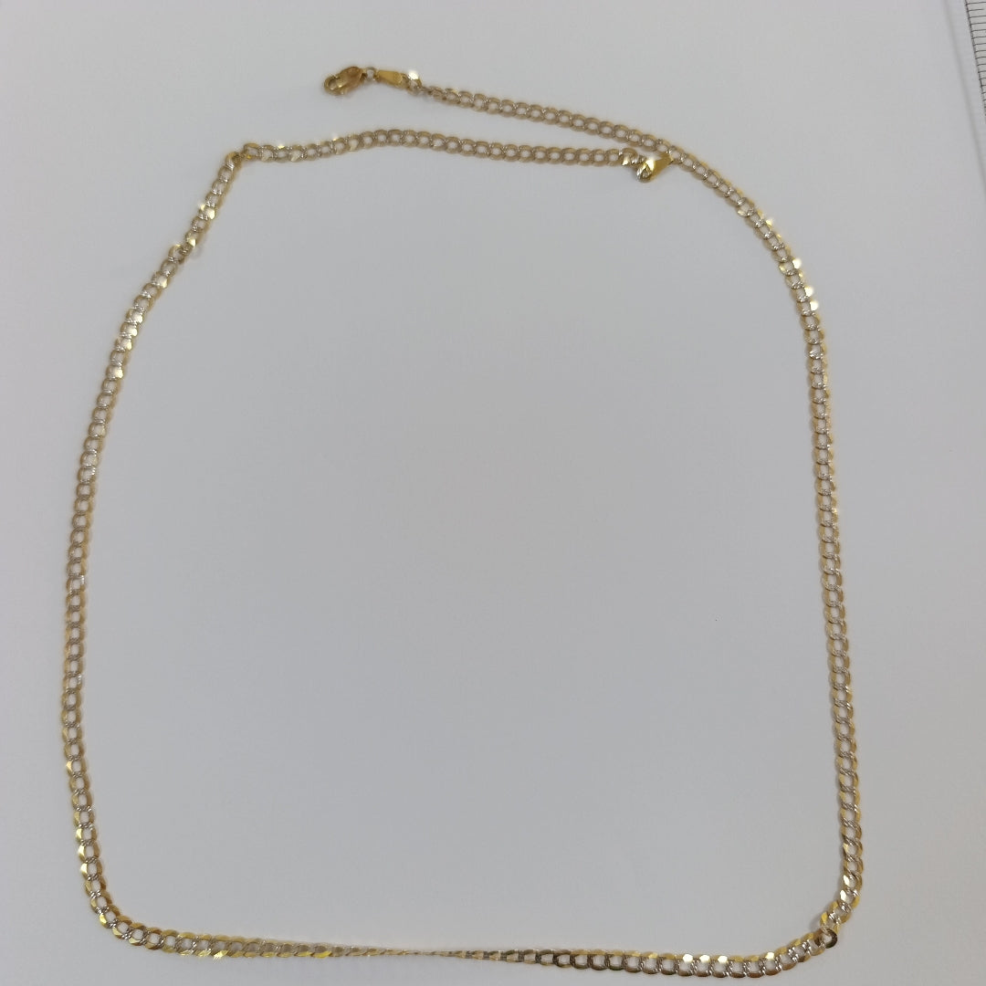 CADENA ORO COMBINADO 14 K 8 GRMS (SEMINUEVO)