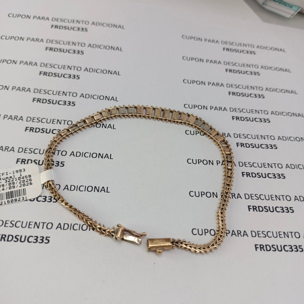 PULSERA ORO 10 K 7.5 GRMS (SEMINUEVO)