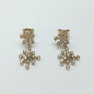 ARETES PAR ORO 18 K 5.6 GRMS (SEMINUEVO)